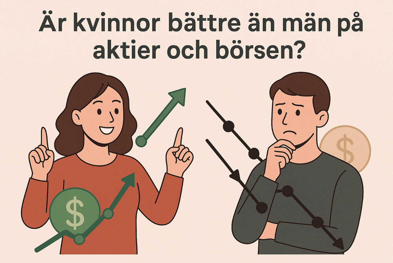 Är kvinnor bättre än män på aktier? En djupgående analys 1 Samuelssons Rapport Kvinnor, män, aktiehandel, börsen, investering, aktier, avkastning, analys, sparande