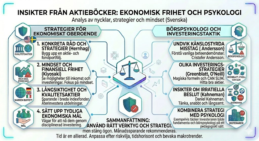 Bästa böckerna om börspsykologi, förstå marknadspsykologi, emotionell intelligens vid investeringar, bästa aktieböckerna på svenska 2026, lär dig investera smart.