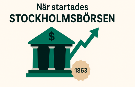 När grundades Stockholmsbörsen, Stockholmsbörsens historia, aktiebörs årtal, svensk finanshistoria, börsutveckling