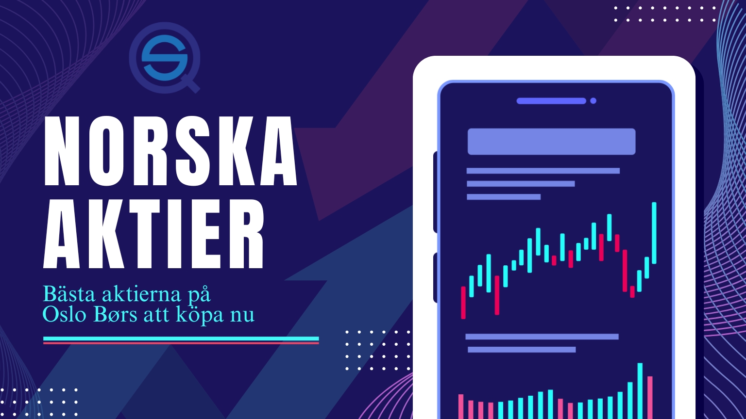 Dina Pengar 307 Samuelssons Rapport Bästa aktierna på oslo børs att köpa nu, investera i norge, aktiegraf på mobil, Samuelssons Rapport logotyp.