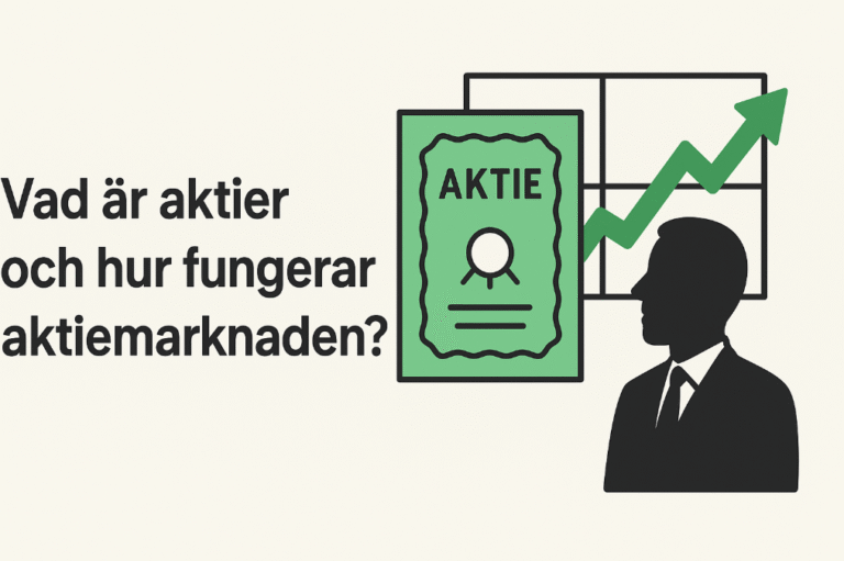 Börja med aktier 2026 – Komplett guide för nybörjare 1 Samuelssons Rapport Aktier för nybörjare i år, så börjar du investera i aktier steg för steg, vad är aktier, hur fungerar aktiemarknaden, aktiebrev, stigande kurser.