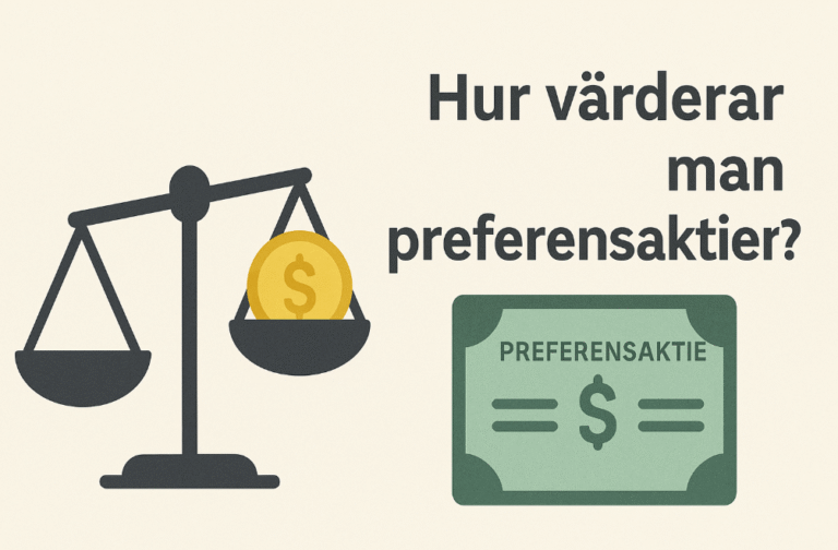 Värdera preferensaktier, hur värderas preferensaktier, preferensaktie direktavkastning, analys av preferensaktieinvestering, vågskål symbol för aktievärdering.