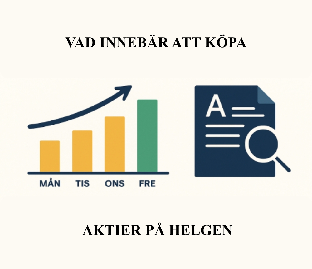 Köpa aktier på helgen, aktiehandel lördagar söndagar, orderläggning helg, börsens öppettider, aktieorder helg.