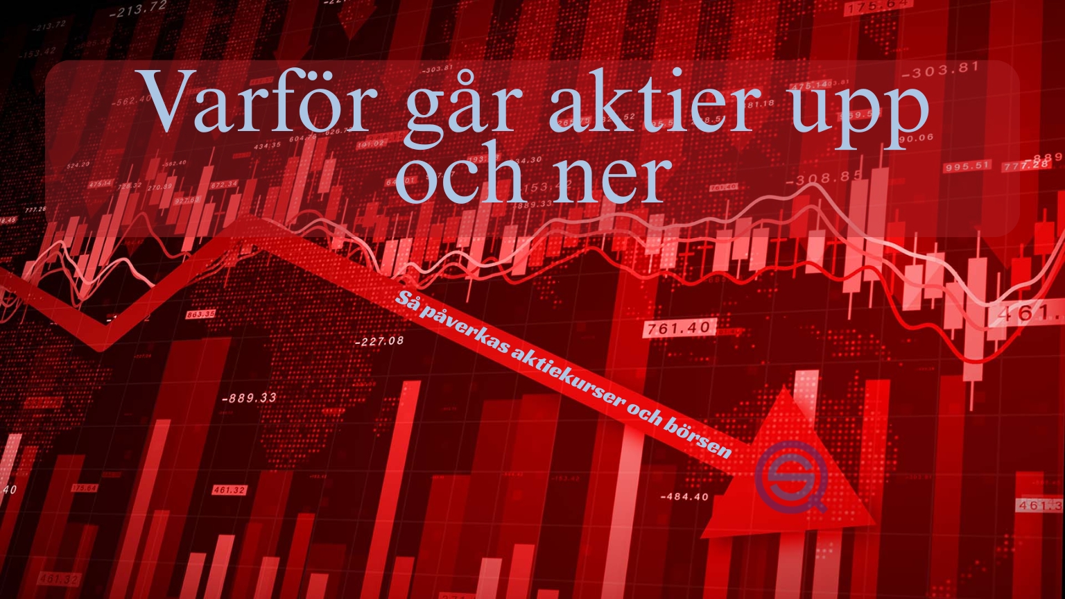 Dina Pengar 154 Samuelssons Rapport Varför går aktier upp och ner så påverkas aktiekurser och börsen, aktier, börsen, aktiekurser, marknadsanalys, finansiell graf, investering.