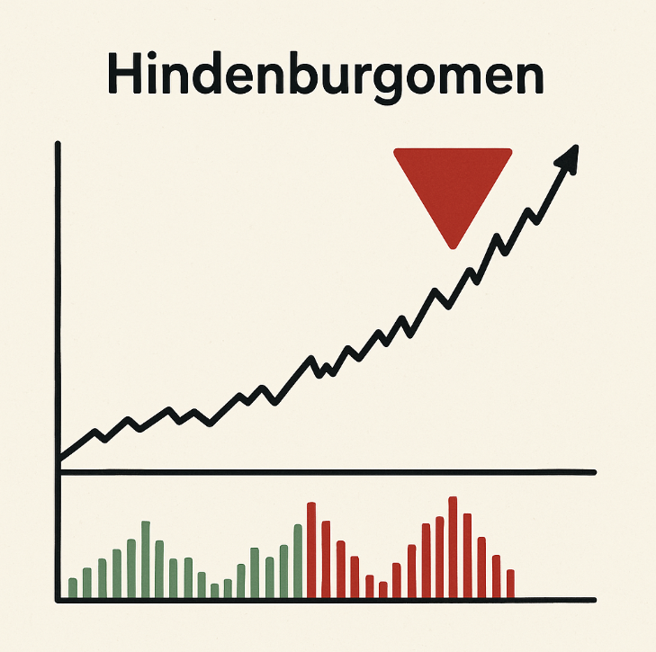 illustration av Hindenburg Omen